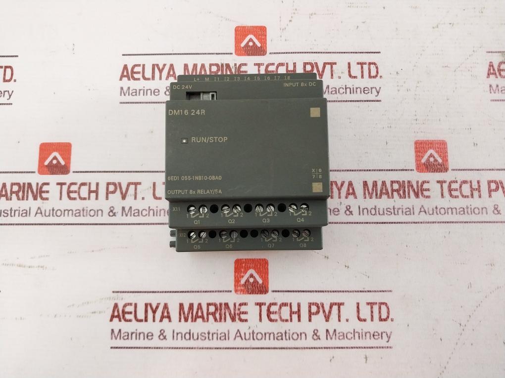 Siemens 6Ed1 055-1Nb10-0Ba0 Expansion Module Dm16 24R Dc24V 5A/Ac
