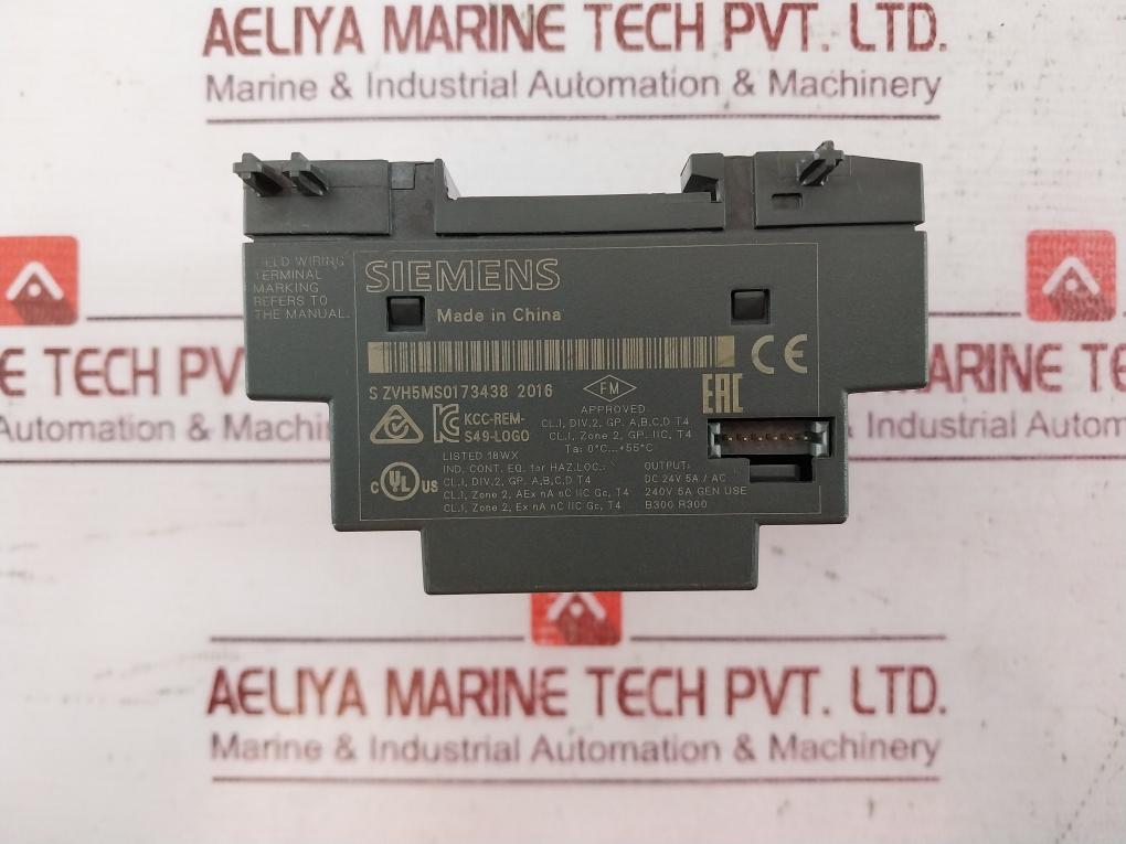 Siemens 6Ed1 055-1Nb10-0Ba0 Expansion Module Dm16 24R Dc24V 5A/Ac