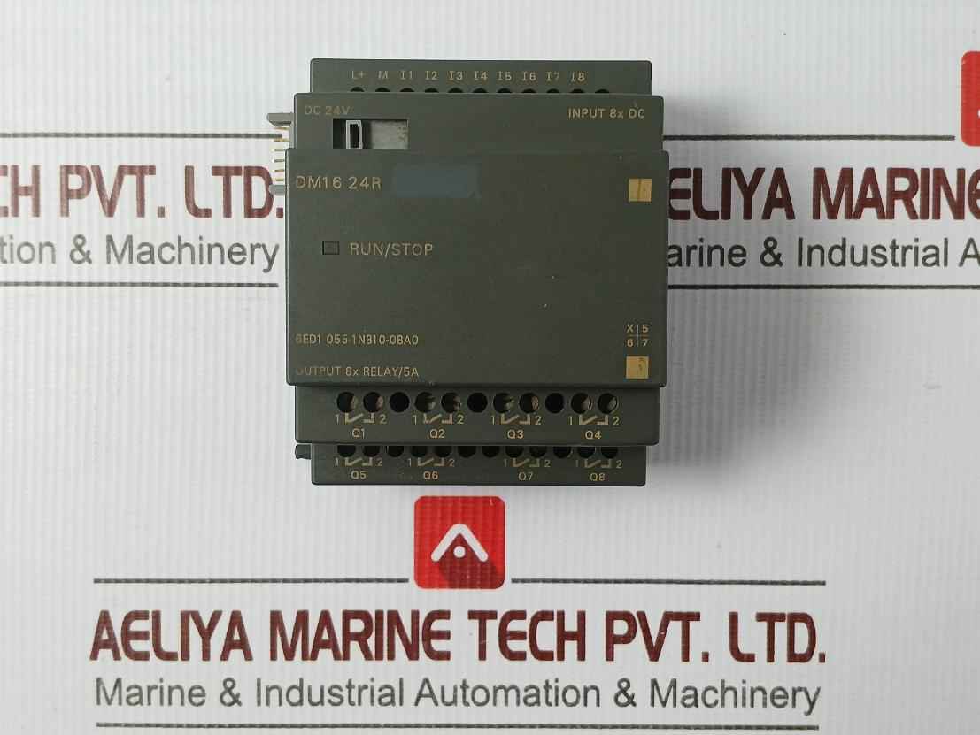 Siemens 6Ed1 055-1Nb10-0Ba0 Logo Logic Module Dc 24V 5A/Ac