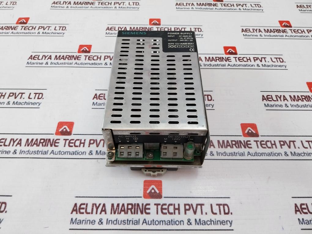 Siemens 6Ep0 133-1Aa00-0Aa1 Power Supply 24V Dc/ 2A