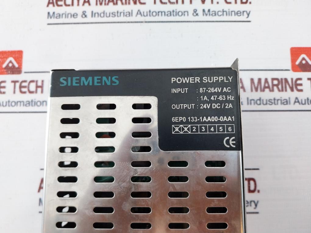 Siemens 6Ep0 133-1Aa00-0Aa1 Power Supply 24V Dc/ 2A