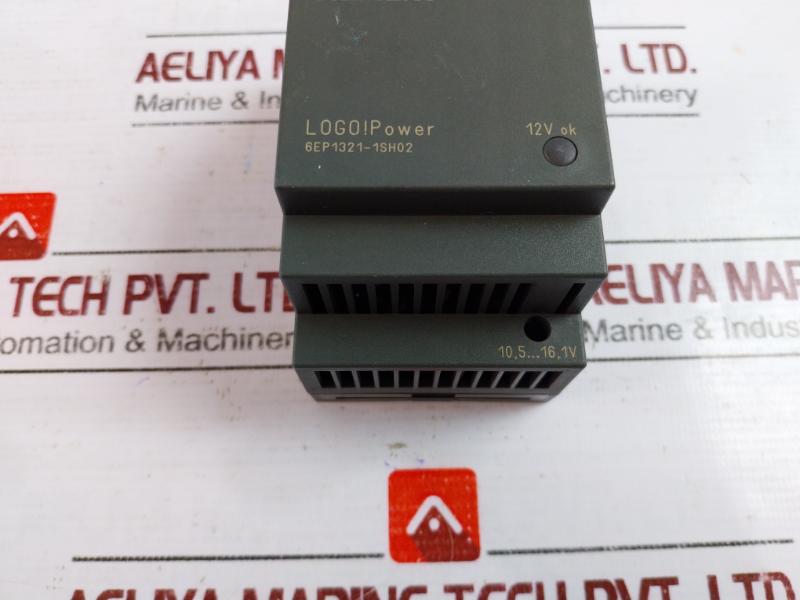 Siemens 6Ep1321-1Sh02 Power Supply Input: Ac 100-240V Output: Dc 12V/ 1.9A