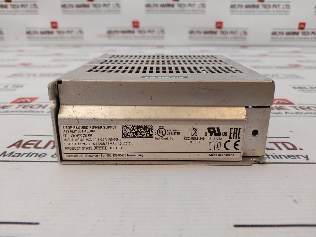 Siemens 6Ep1331-1Ld00 Sitop Psu100D Power Supply