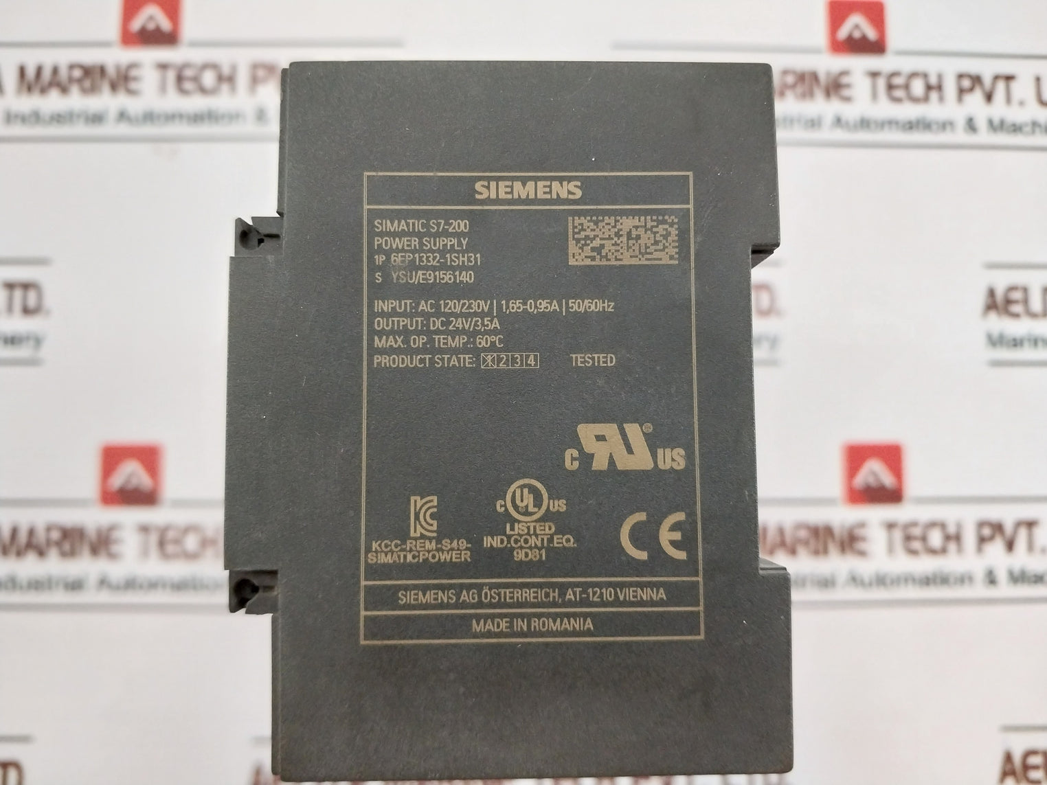 Siemens 6Ep1332-1Sh31 Power Supply Dc 24V/3,5A