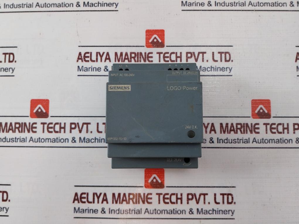Siemens 6Ep1332-1Sh43 Power Supply 24V 50/60Hz