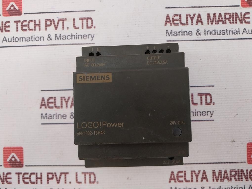 Siemens 6Ep1332-1Sh43 Power Supply 50/60Hz
