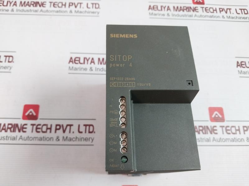 Siemens 6Ep1332-2Ba00 Sitop Power 4 Power Supply Ac230V/120V 50/60Hz 0.7/1.8A