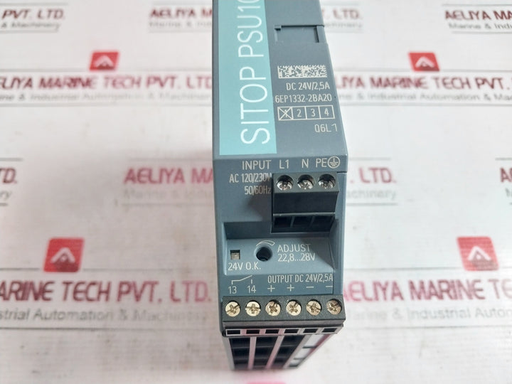 Siemens 6Ep1332-2Ba20 Stabilized Power Supply 22,8-28V 14.0069X Dc 24V|2,5A