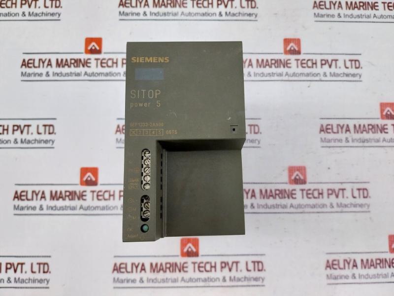 SIEMENS 6EP1 333-2AA00 SITOP Stabilized Power Supply Module 24VDC 5A