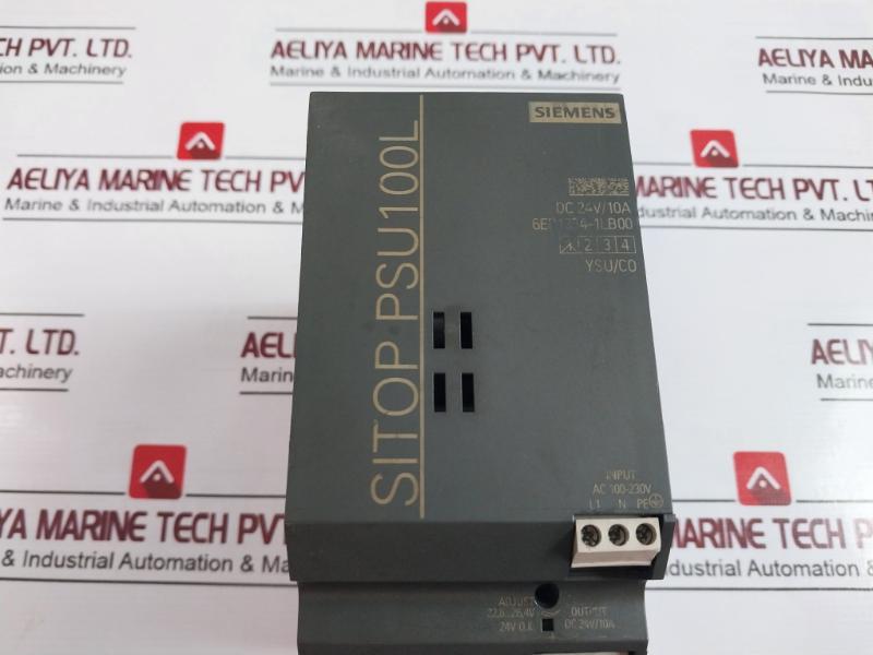 Siemens 6Ep1334-1Lb00 Sitop Psu100L Stabilized Power Supply Module Dc 24V 10A
