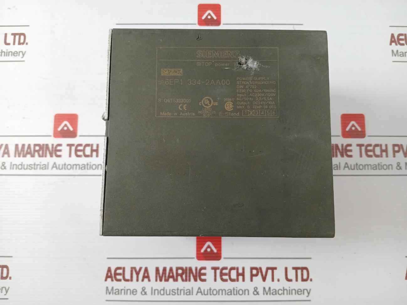 Siemens 6Ep1334-2Aa00 Power Supply 1P 60/50 Hz