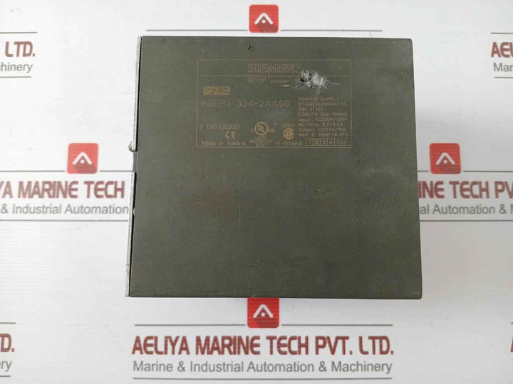Siemens 6Ep1334-2Aa00 Power Supply 1P 60/50 Hz
