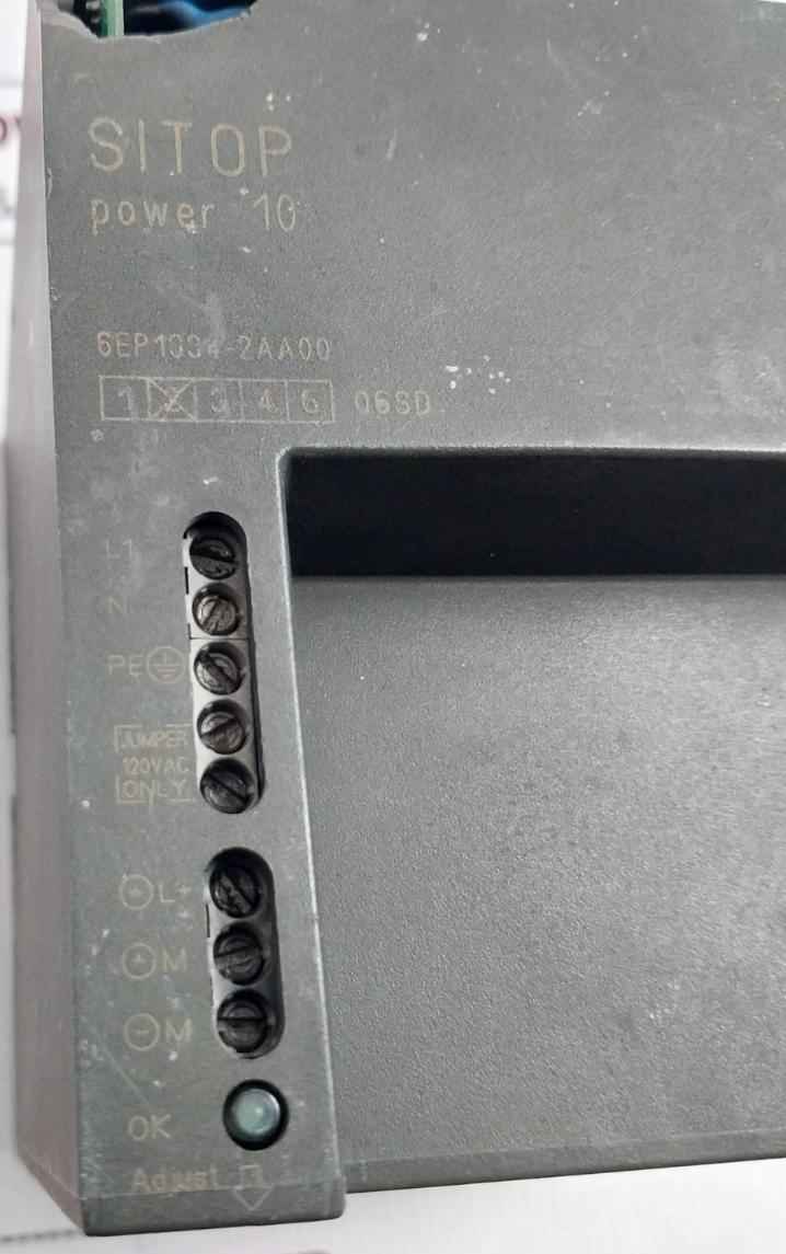 Siemens 6Ep1334-2Aa00 Power Supply 24Vdc 10A(Not Working)