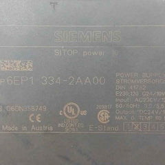 Siemens 6Ep1334-2Aa00 Sitop Power 10 Power Supply 24Vdc 10A 230/120Vac