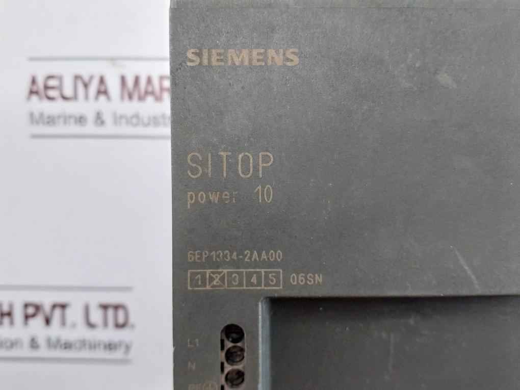 Siemens 6Ep1334-2Aa00 Sitop Power 10 Power Supply 24Vdc 10A 230/120Vac