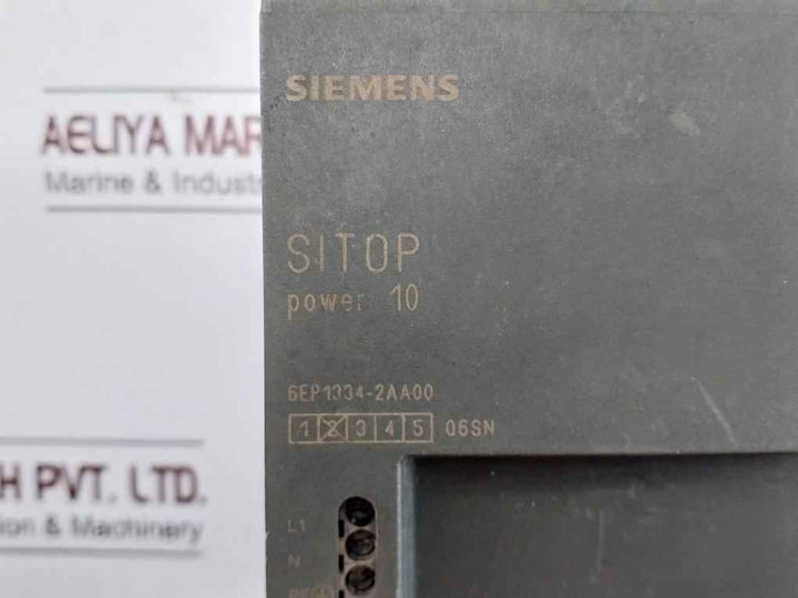 Siemens 6Ep1334-2Aa00 Sitop Power 10 Power Supply 24Vdc 10A 230/120Vac