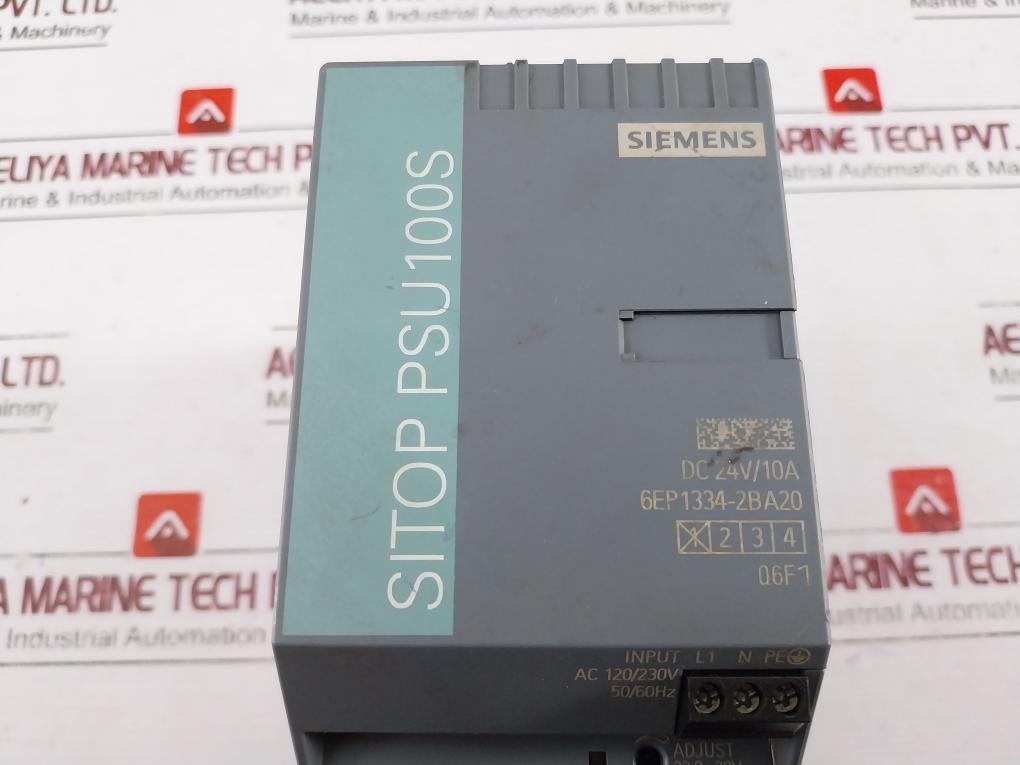 Siemens 6Ep1334-2Ba20 Power Supply 24V/10A Ac 120/230V