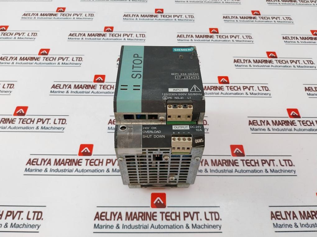 Siemens 6Ep1334-3Ba00 Sitop Din Rail Power Supply 50/60Hz