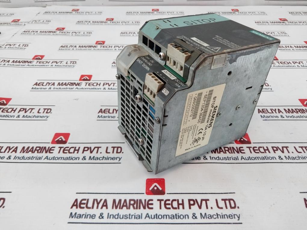 SIEMENS 6ep1 334-3ba00 SITOP Modular 10a 1/2 Ph Power Supply 230/500V