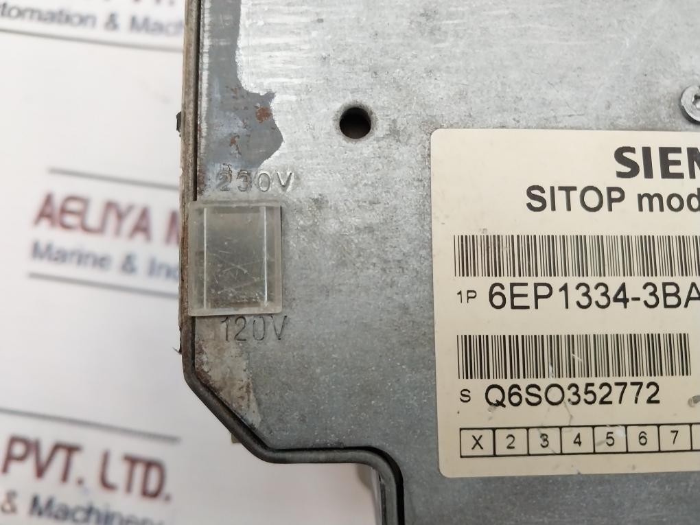 SIEMENS 6ep1 334-3ba00 SITOP Modular 10a 1/2 Ph Power Supply 230/500V