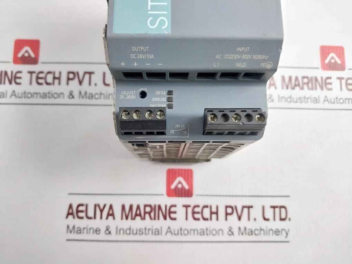 Siemens 6Ep1334-3Ba10 Stabilized Power Supply Input 50-60Hz Ac 120-230V