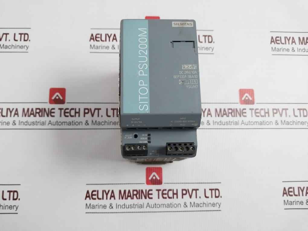 Siemens 6Ep1334-3Ba10 Stabilized Power Supply Input 50-60Hz Ac 120-230V