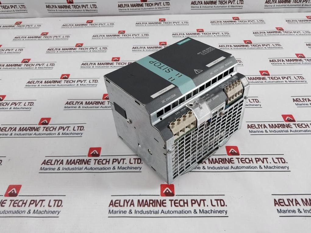 Siemens 6Ep1 336-3Ba00 Sitop Modular 20A 1/2 Ph Power Supply