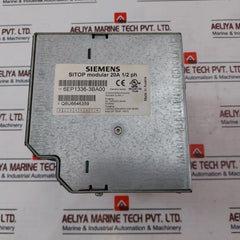 Siemens 6Ep1 336-3Ba00 Sitop Modular 20A 1/2 Ph Power Supply S Q6U6646359