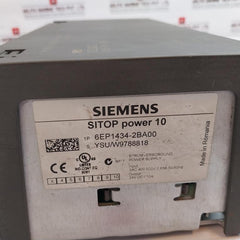 Siemens 6Ep1 434-2Ba00 Sitop Power 10 Power Supply 0.65A 50/60Hz