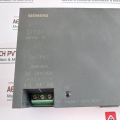 Siemens 6Ep1 434-2Ba00 Sitop Power 10 Power Supply 0.65A 50/60Hz