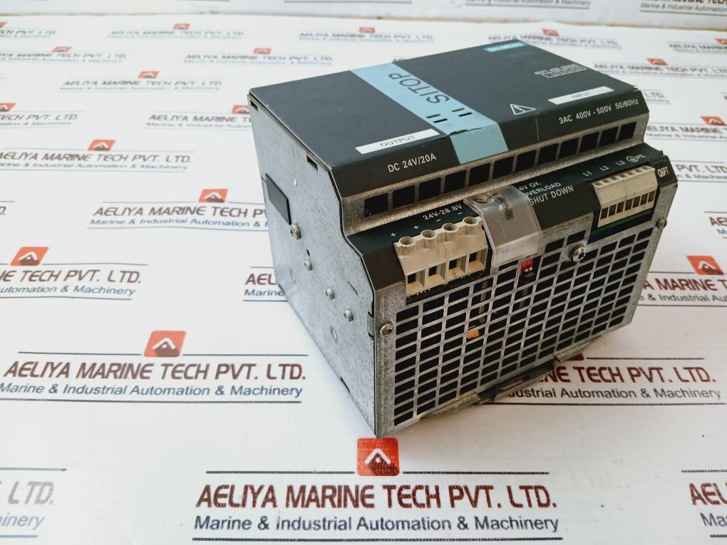 Siemens 6Ep1 436-3Ba00 Power Supply 400V-500V 50/60Hz