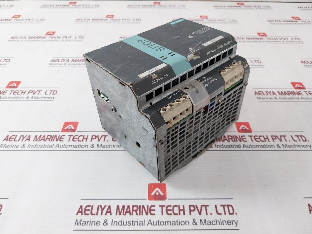 Siemens 6Ep1436-3Ba00 Sitop Power 20 Stabilized Power Supply 24Vdc/20A/480W