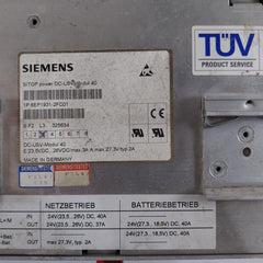 Siemens 6Ep1931-2Fc01 Power Supply Module