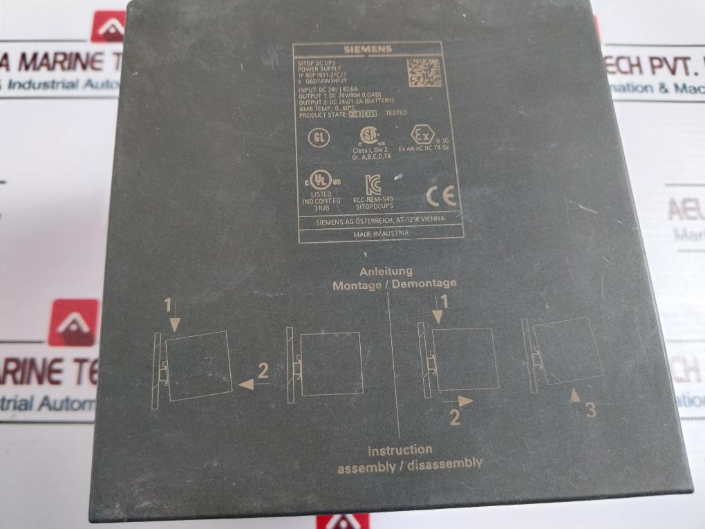 Siemens 6Ep1 931-2Fc21 Dc-usv-modul 40 Power Supply