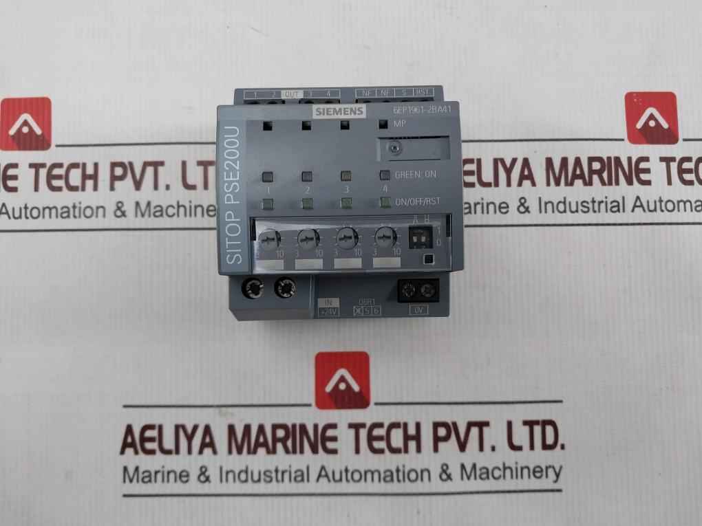 Siemens 6Ep1961-2Ba41 Selectivity Module Dc 24V, 40A Q6R1