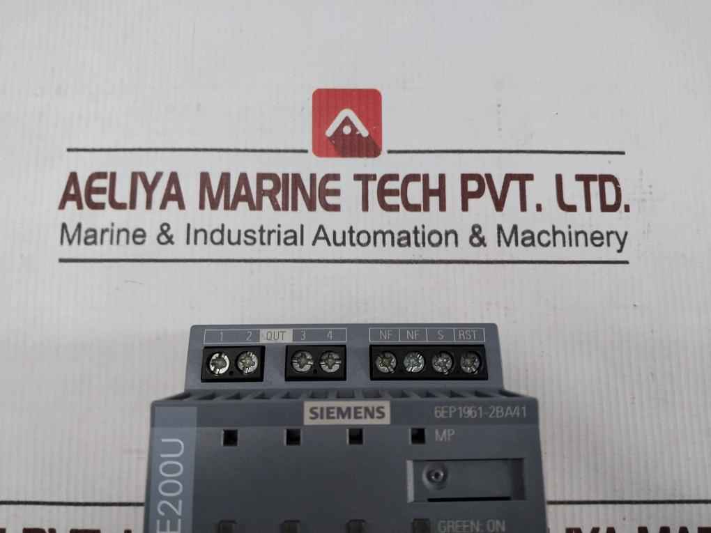 Siemens 6Ep1961-2Ba41 Selectivity Module Dc 24V, 40A Q6R1