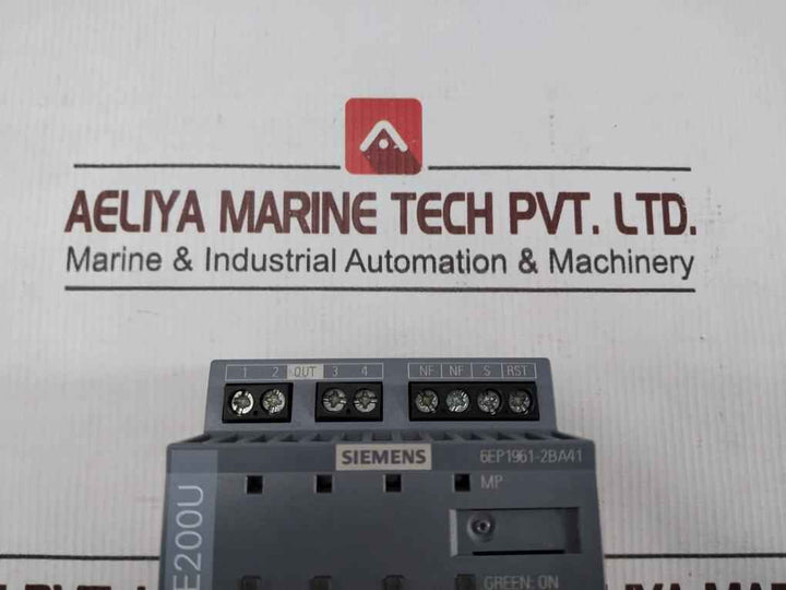 Siemens 6Ep1961-2Ba41 Selectivity Module Dc 24V, 40A Q6R1