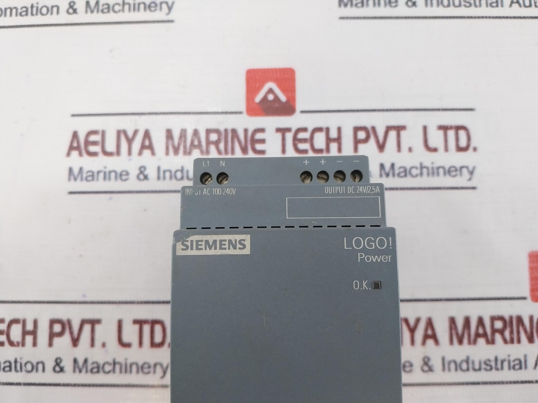 Siemens 6Ep3332-6Sb00-0Ay0 Logo! Power Supply 50/60Hz