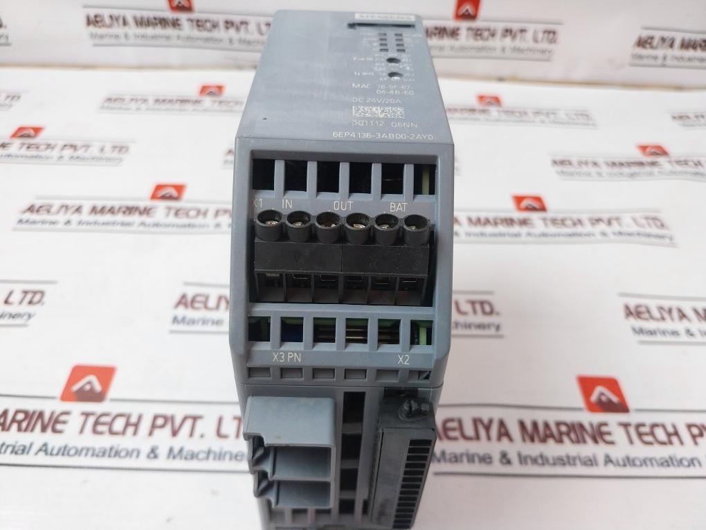 Siemens 6Ep4136-3Ab00-2Ay0 Power Supply Sitop Ups 1600