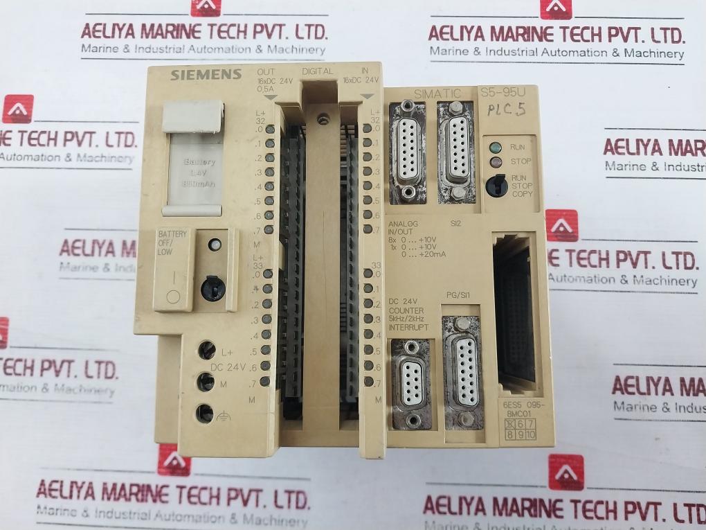 Siemens 6Es5 095-8Mc01 Compact Unit With 2 Interface 5Khz/2Khz