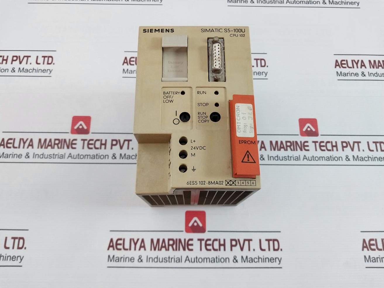 Siemens 6Es5 102-8Ma02 Central Processing Unit Cpu 102 24Vdc 1A C/9104357