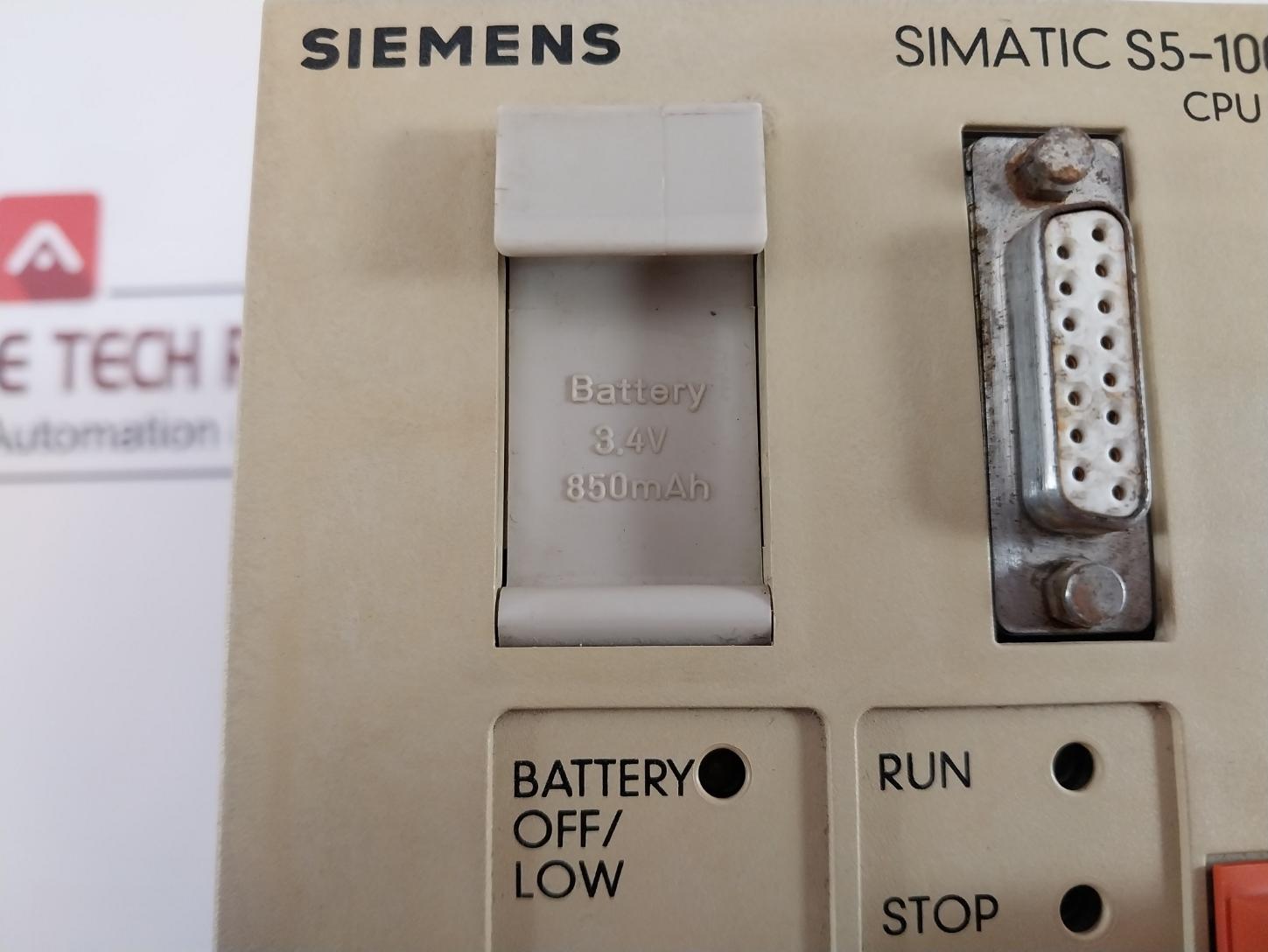 Siemens 6Es5 102-8Ma02 Central Processing Unit Cpu 102 24Vdc 1A C/9104357