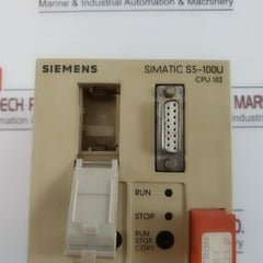 Siemens 6Es5 102-8Ma02 Central Processing Unit Cpu 102 24Vdc 1A C/9104357