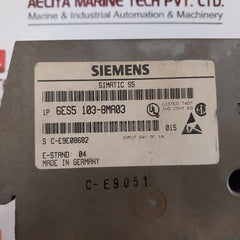 Siemens 6es5 103-8ma03 Simatic S5-100u Central Processing Unit Cpu 103 24vdc 1a