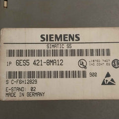 Siemens 6Es5 421-8Ma12 Digital Input Unit E-stand 02 8X24V Dc