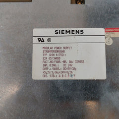 Siemens 6Es5 441-7La11,6Es5 941-7Ua13,6Es5 420-7La11,6Es5 700-0La1 Module Rack