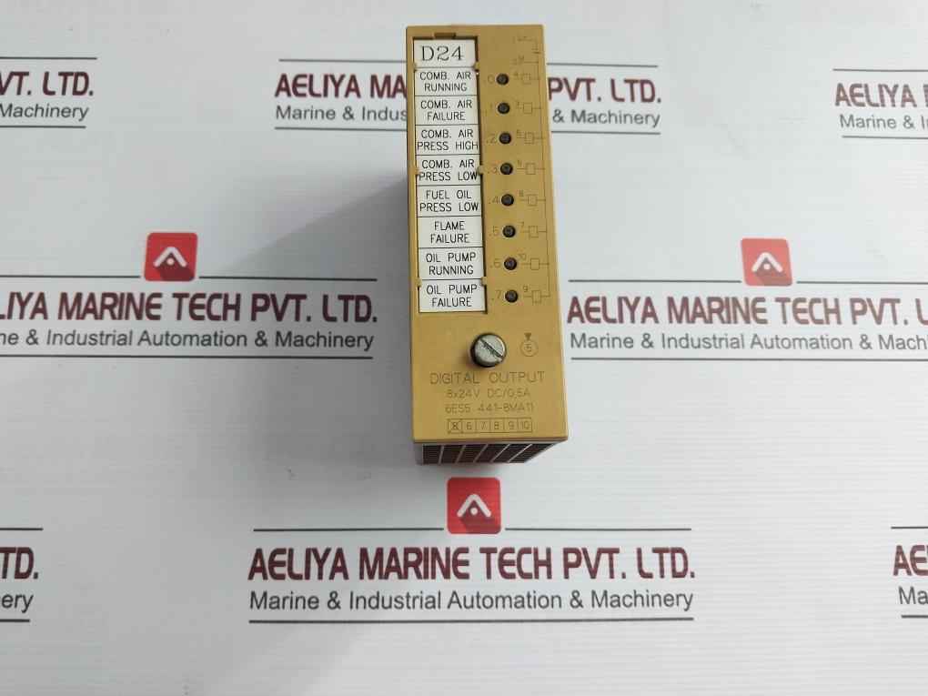 Siemens 6Es5 441-8Ma11 Digital Output Unit 8X24V Dc/0.5A 5W