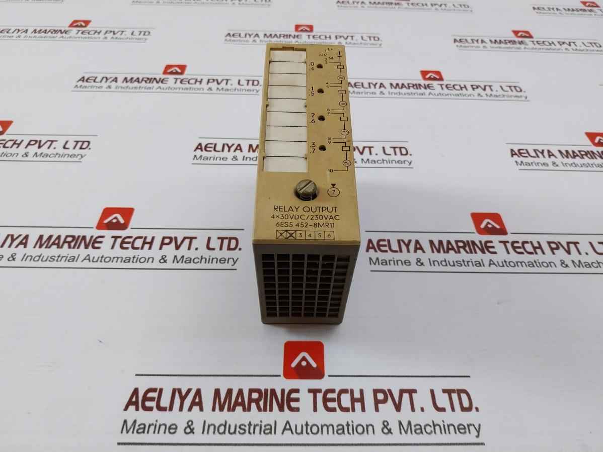 Siemens 6Es5 452-8Mr11 Relay Output 5.0A 250V Ac Gen. Use