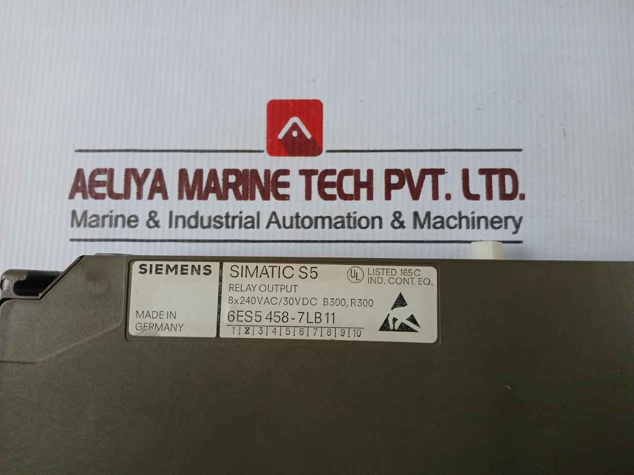 Siemens Simatic S5 6Es5 458-7Lb11 Relay Output Module 240V Ac