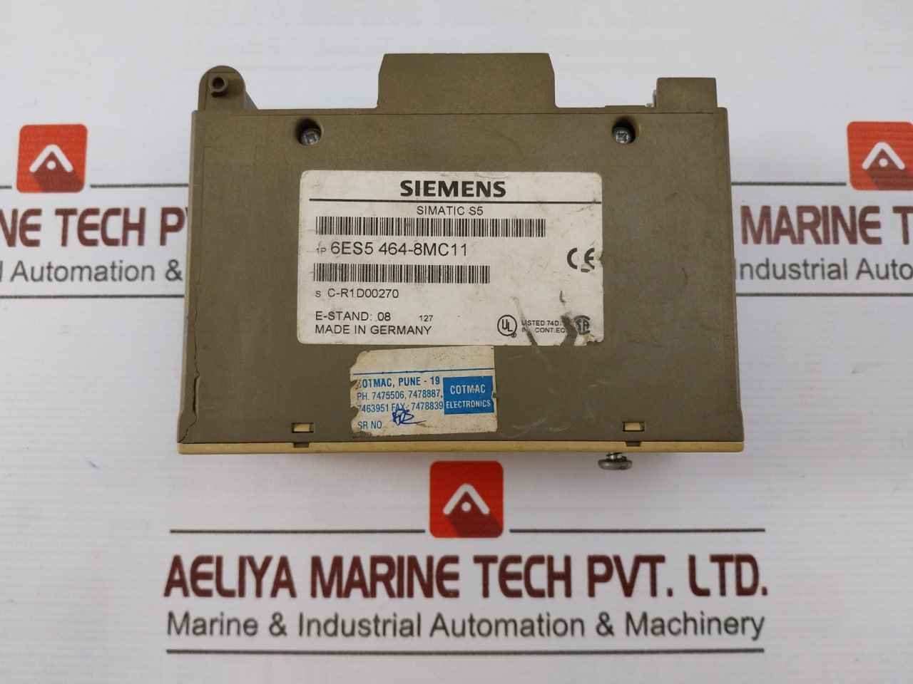 Siemens 6Es5 464-8Mc11 Analog Input Module 4X ±10V